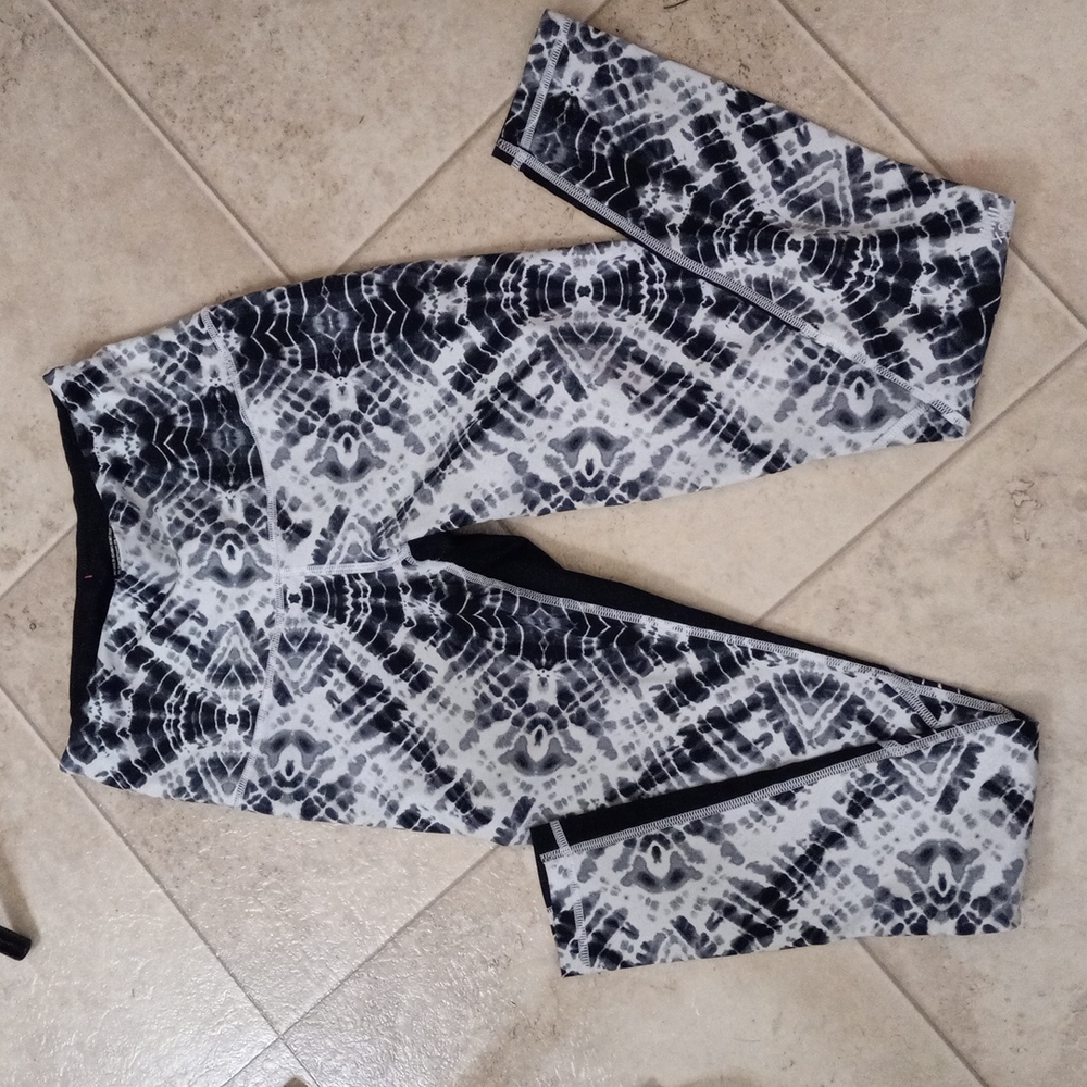 Victoria’s Secret VSX SPORT KNOCKOUT Workout Skinny Pants Sz XS Black/White